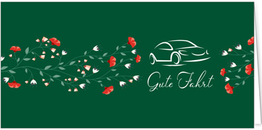 2025 Glückwunschkarten (Grusskarten) für die KFZ Branche - Programm 2025 | Motiv: Autoborte - Artikel Nummer 1159-806
