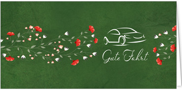 2025 Glückwunschkarten (Grusskarten) für die KFZ Branche - Programm 2025 | Motiv: Autoborte - Artikel Nummer 1159-809