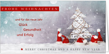 2025 für Firmen | Kategorie Rote Impressionen | Motiv: Rote Weihnachtsmützen - Artikel Nummer 11617