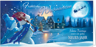 2025 für Firmen | Kategorie Humor | Motiv: Schneemann-Reise - Artikel Nummer 11638