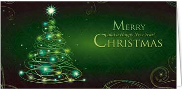 2025 für Firmen | Kategorie Grüne Impressionen | Motiv: Merry Christmas Tree - Artikel Nummer 11662