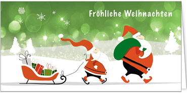 2025 für Firmen | Kategorie Humor | Motiv: Rodeln macht Spaß - Artikel Nummer 11710