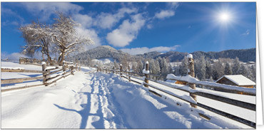 2025 Kategorie Winterlandschaften | Motiv: Winterwanderung - Artikel Nummer 11717