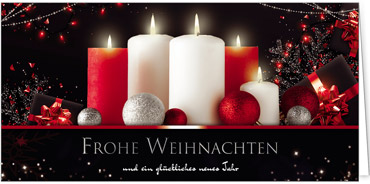 2025 für Firmen | Kategorie Weihnachtliche  Fotoimpressionen | Motiv: Stilvoller Kerzentraum - Artikel Nummer 11723