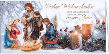 2025 für Firmen | Kategorie - Religiöse Motive - | Motiv: Religiöses Weihnachtswunder - Artikel Nummer 11748