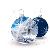 Weihnachtskarten-Dekore