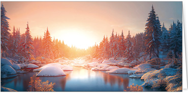 2025 Kategorie Winterlandschaften | Motiv: Stille am Wasser - Artikel Nummer 11758