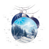 Weihnachtskarten-Dekore