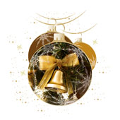 Weihnachtskarten-Dekore