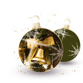 Weihnachtskarten-Dekore