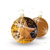 Weihnachtskarten-Dekore