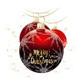 Weihnachtskarten-Dekore