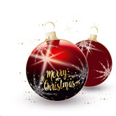 Weihnachtskarten-Dekore