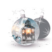 Weihnachtskarten-Dekore