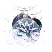 Weihnachtskarten-Dekore