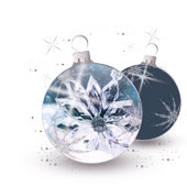 Weihnachtskarten-Dekore