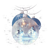 Weihnachtskarten-Dekore