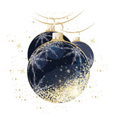 Weihnachtskarten-Dekore