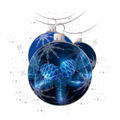 Weihnachtskarten-Dekore