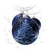 Weihnachtskarten-Dekore