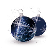 Weihnachtskarten-Dekore