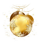 Weihnachtskarten-Dekore