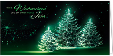 2025 für Firmen | Kategorie Grüne Impressionen | Motiv: Sanftes Baumschimmern in Grün - Artikel Nummer 11785