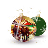 Weihnachtskarten-Dekore