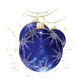 Weihnachtskarten-Dekore