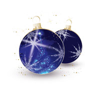 Weihnachtskarten-Dekore