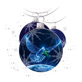 Weihnachtskarten-Dekore