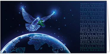 2025 für Firmen | Kategorie Internationale Weihnachtsgrüße | Motiv: Friedliche Welt - Artikel Nummer 11791