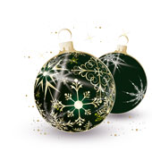 Weihnachtskarten-Dekore