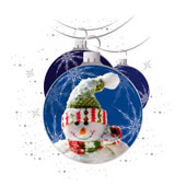 Weihnachtskarten-Dekore