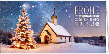 2025 Kategorie Winterlandschaften | Motiv: Vorweihnachtliche Abendstimmung - Artikel Nummer 11804