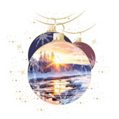 Weihnachtskarten-Dekore