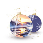 Weihnachtskarten-Dekore