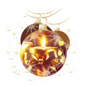 Weihnachtskarten-Dekore