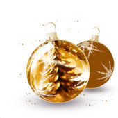 Weihnachtskarten-Dekore