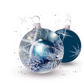 Weihnachtskarten-Dekore