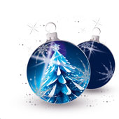 Weihnachtskarten-Dekore