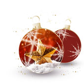 Weihnachtskarten-Dekore