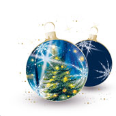 Weihnachtskarten-Dekore