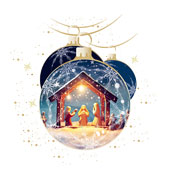 Weihnachtskarten-Dekore