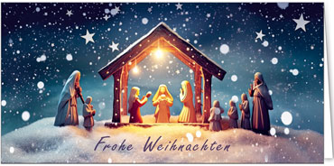 2025 für Firmen | Kategorie - Religiöse Motive - | Motiv: Strahlende Familie - Artikel Nummer 11831