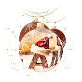 Weihnachtskarten-Dekore