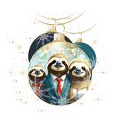 Weihnachtskarten-Dekore