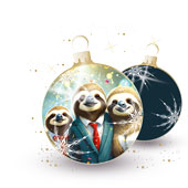 Weihnachtskarten-Dekore