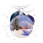 Weihnachtskarten-Dekore