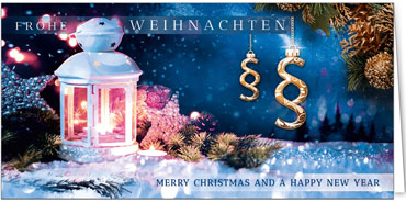 2025 für Firmen | Kategorie Steuerberater und Rechtsanwälte | Motiv: Paragraphen Baumschmuck - Artikel Nummer 11845